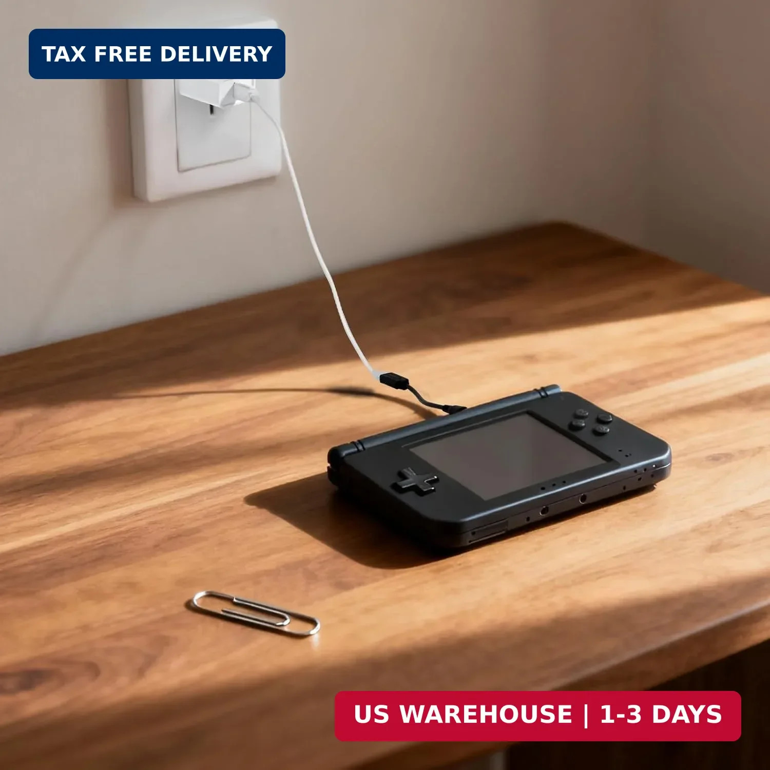 Compact USB-C to 3DS/2DS/DSi Charging Cable – Ideal for Gaming On-the-Go