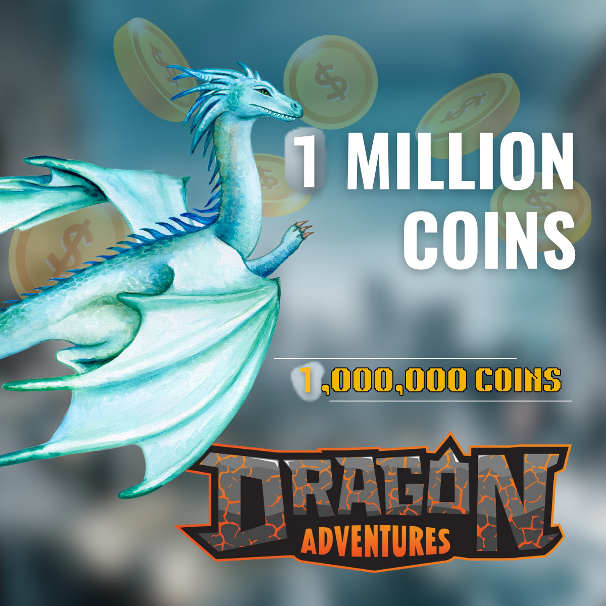 Dragon Adventures 1-50 Million Coins & Dragons 🔥 Fast Delivery 🔥