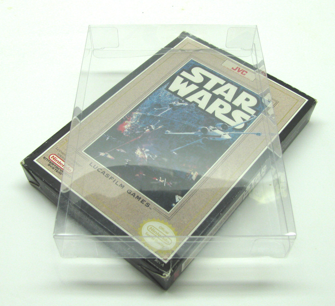 25x NINTENDO NES CIB GAME- CLEAR PLASTIC PROTECTIVE BOX PROTECTOR SLEEVE CASE