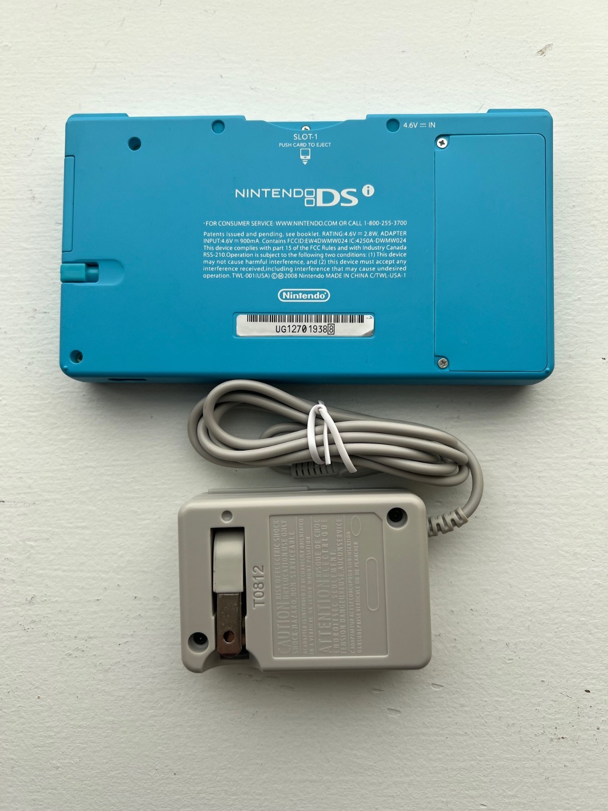 Nintendo DSi Console – Aqua Blue – With Charger – Custom New Shell