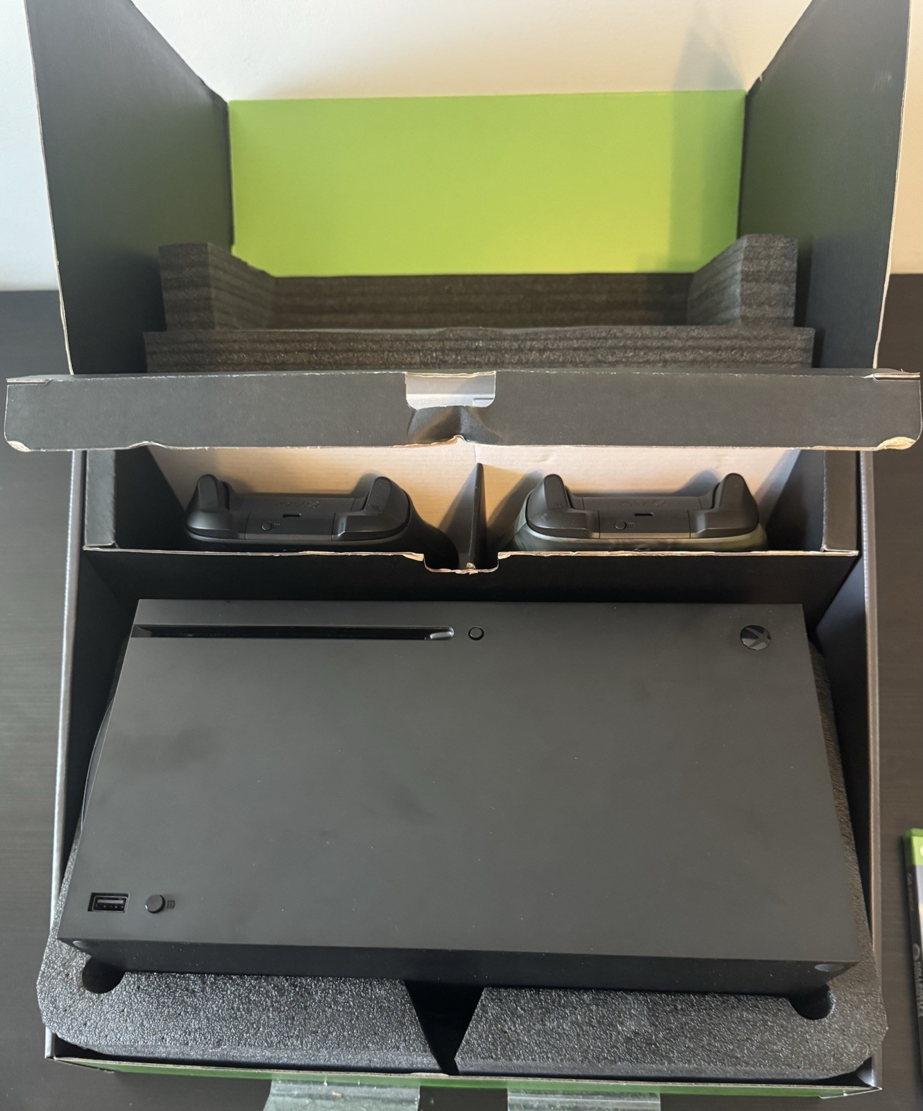 Microsoft Xbox Series X With Two Controllers And College Football 25