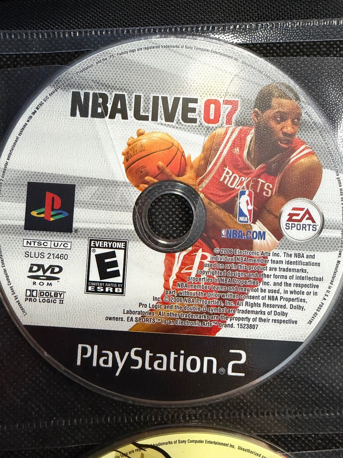 NBA Live 07 PlayStation 2 Video Game Basketball Sports NTSC