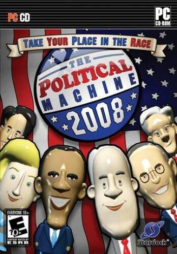Political Machine 2008 – PC – Video Game – VERY GOOD