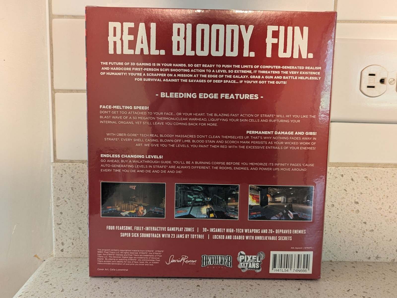 STRAFE PC Collector’s Edition Big Box Factory Sealed Devolver Digital