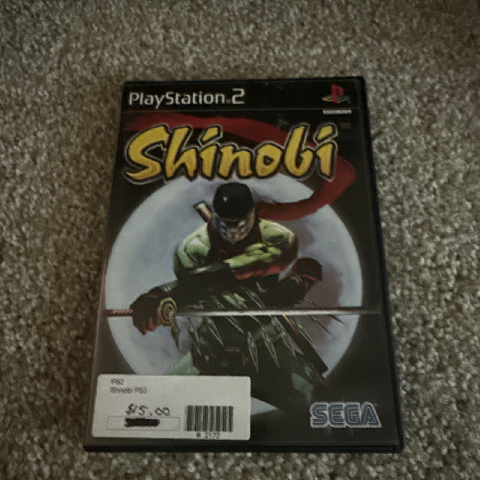 Shinobi PlayStation 2 PS2 Great Condition CIB & with Manual
