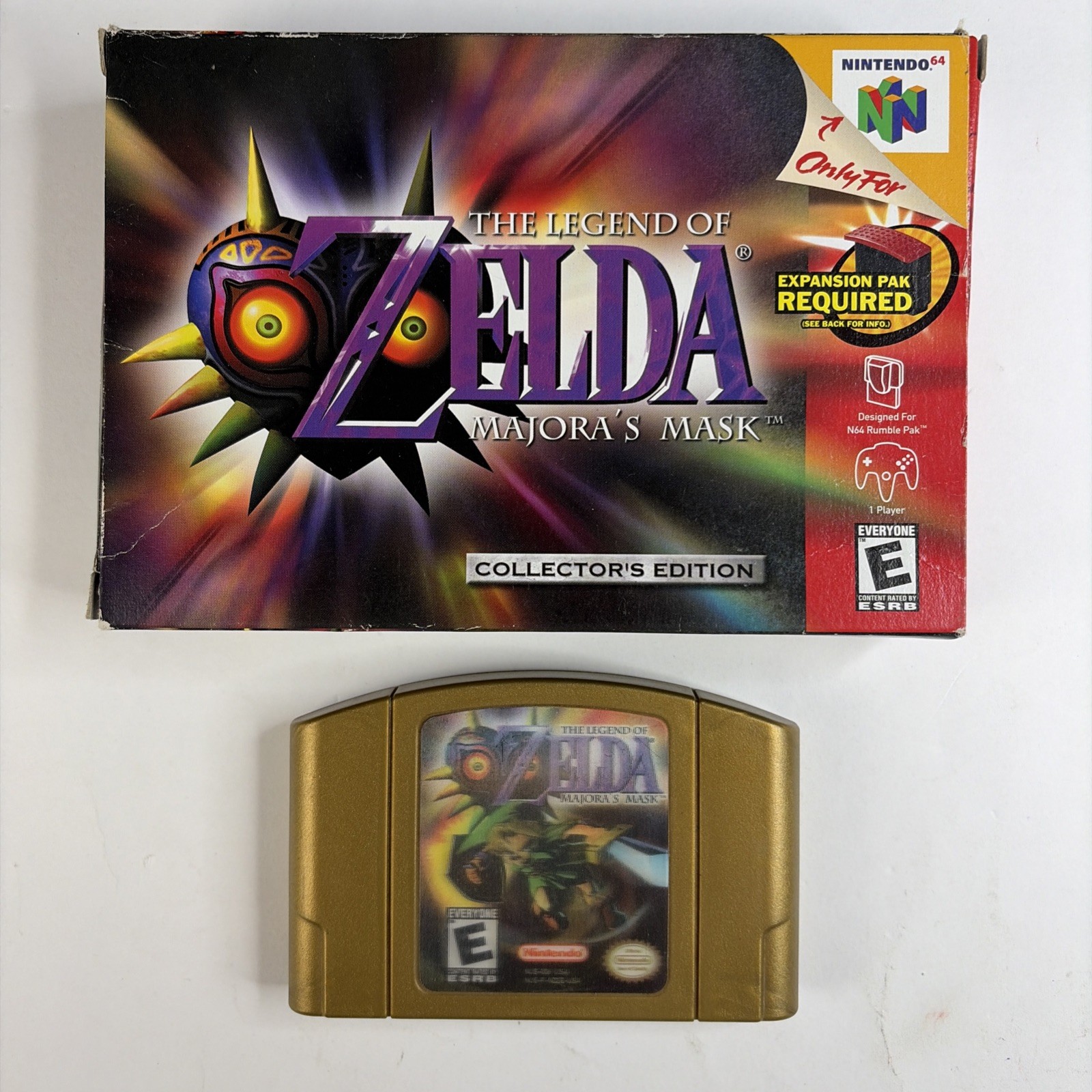 Legend of Zelda: Majora’s Mask Nintendo 64 N64 Collectors Edition In Box RARE