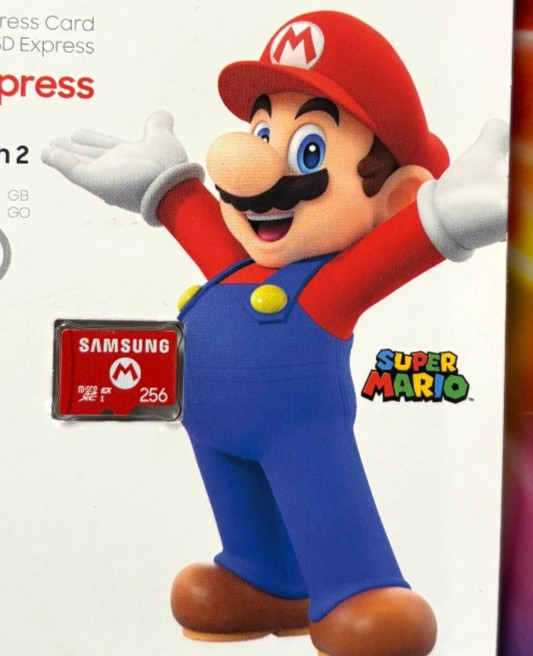 Samsung MicroSD Express Card 256GB for Nintendo Switch 2, Red NEW!