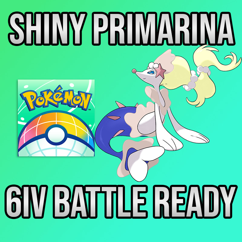 ✨6IV SHINY Primarina + Battle Ready🚀 POKEMON HOME✨Champions✨Online delivery⚡