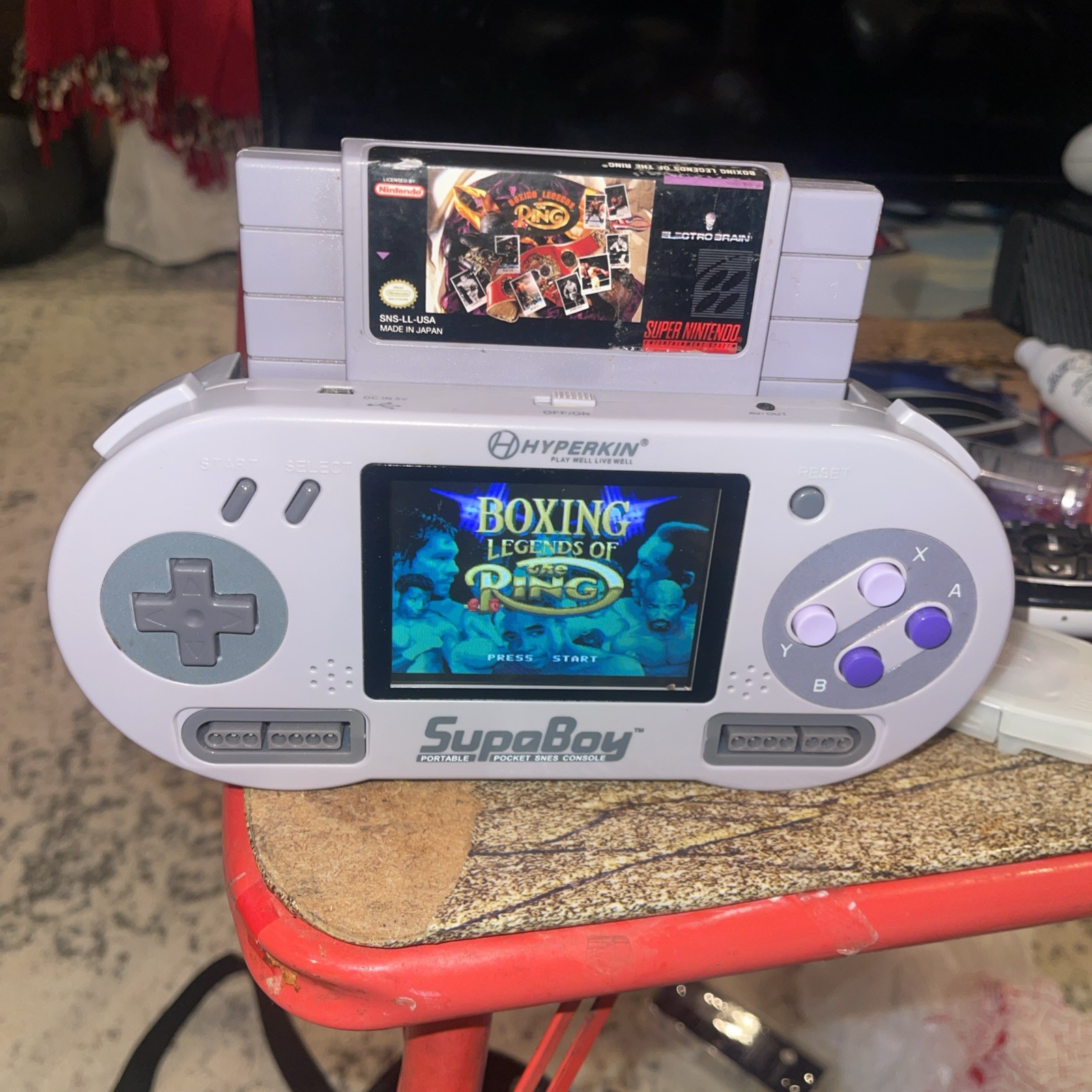 Boxing Legends of the Ring (Super Nintendo SNES, 1993) *TESTED* Free Shipping
