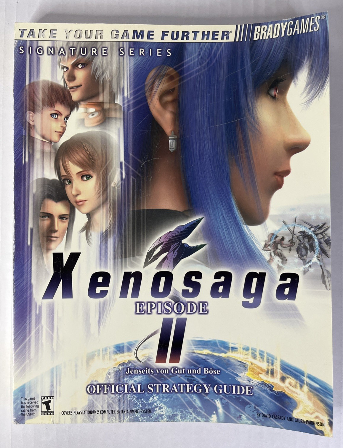 Xenosaga Episode II 2 – Official Strategy Guide Bradygames Namco RPG W/ Poster