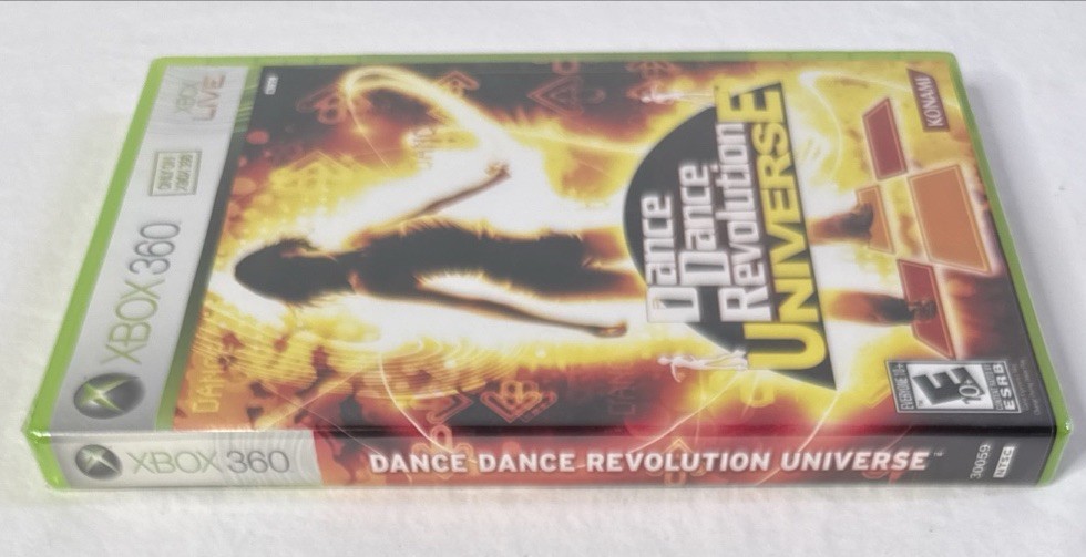 Xbox 360 Dance Dance Revolution Universe Brand New Factory Sealed