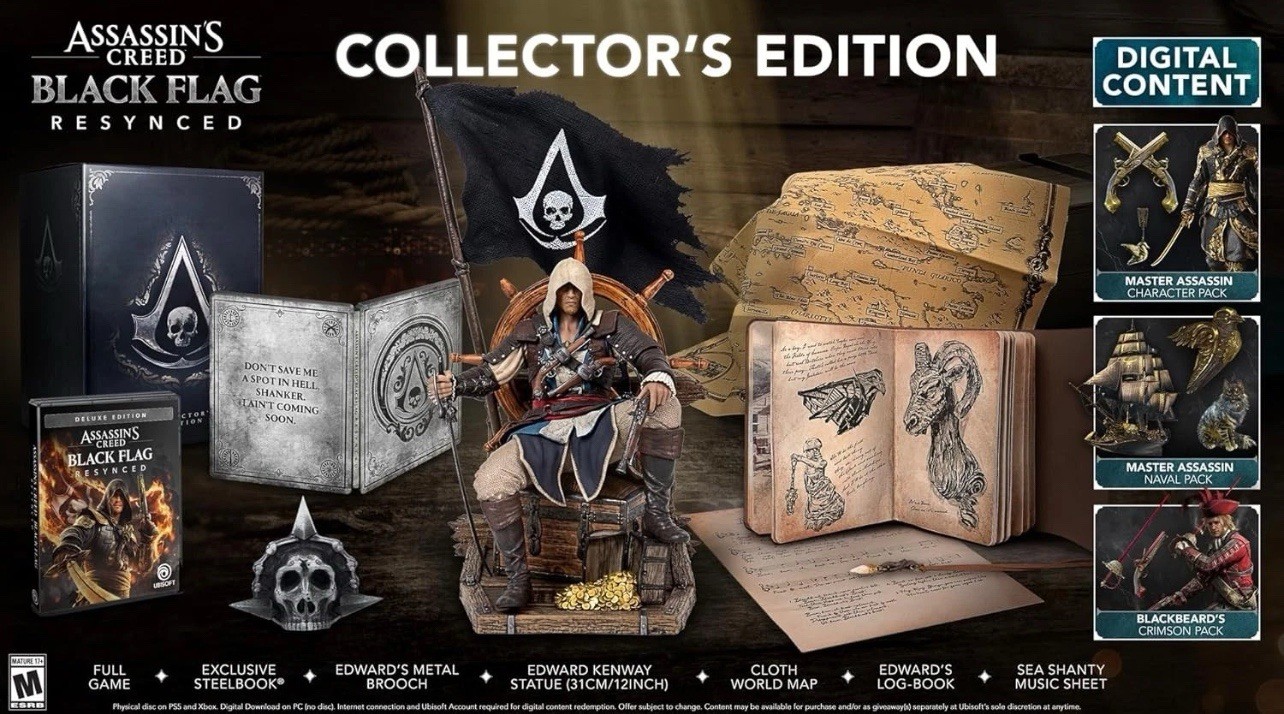 Assassin’s Creed Black Flag Resynced Collector’s Edition PS5 *PRESALE 07/09*