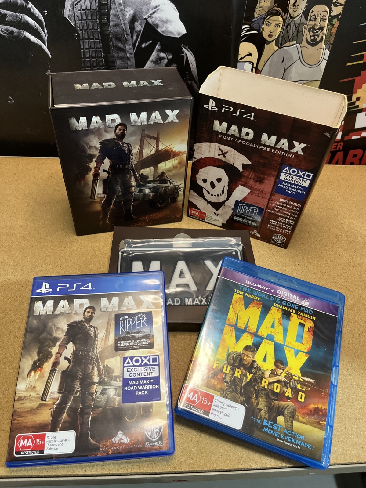 Rare – PS4 – MAD MAX APOCALYPSE EDITION Complete In Box With Slip Cover