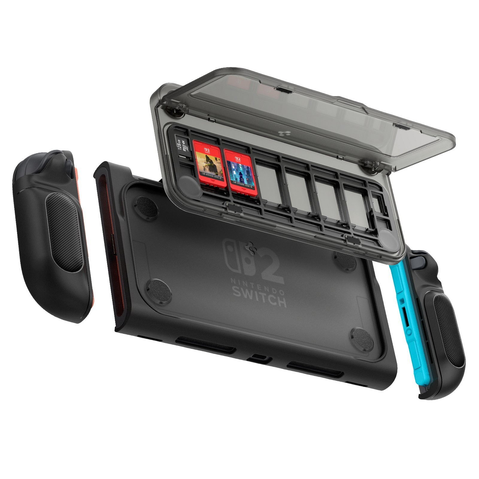 For Nintendo Switch 2 | Spigen Snap Switch Case Detachable Card Storage Grip