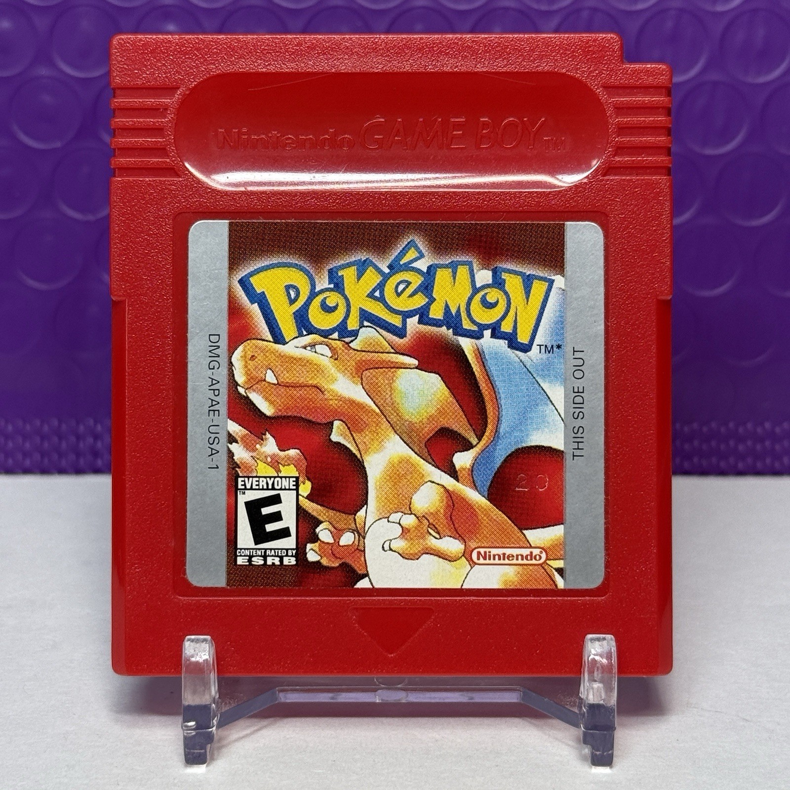 Pokemon Red Version – GameBoy [Authentic – New Save Battery] Cartridge Only