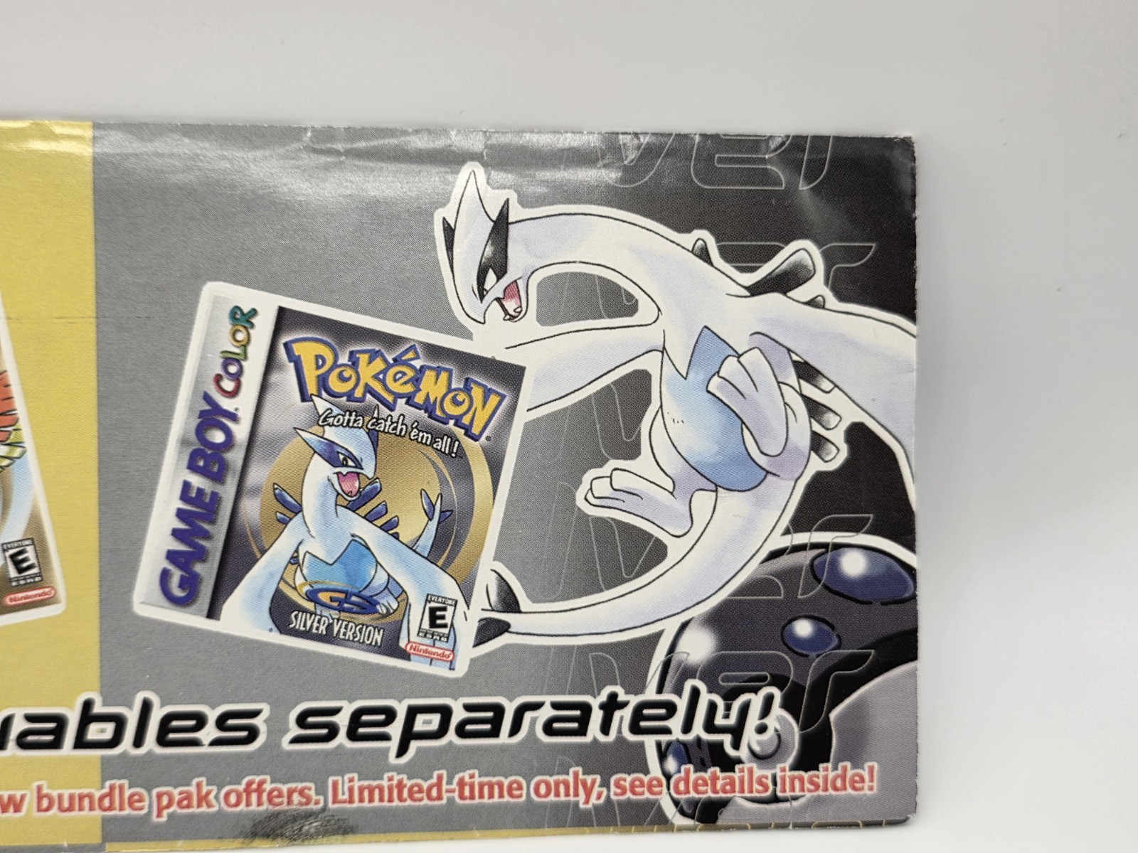 Pokemon Gold Silver Nintendo Power Complete Promo Mailer Packet 2000 Ho-Oh Lugia