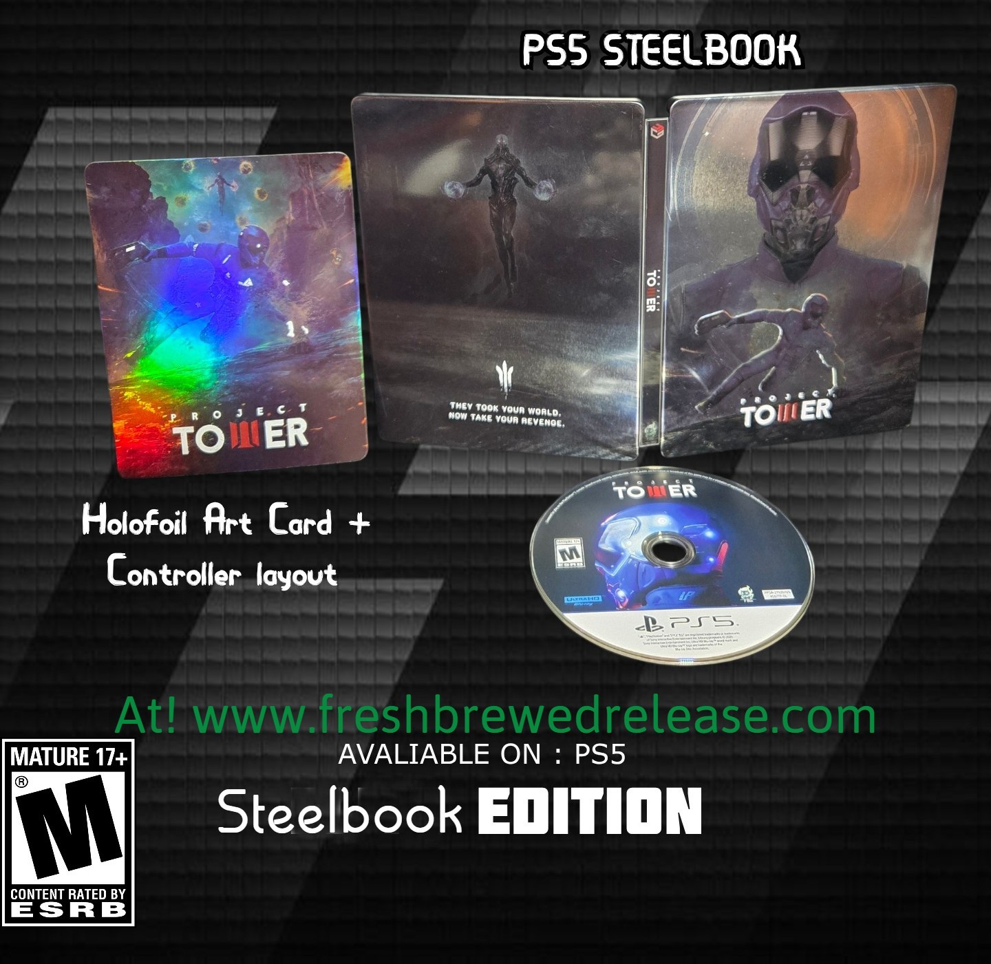 Project Tower PS5 Steelbook Edition (PlayStation 5 + Region Free)