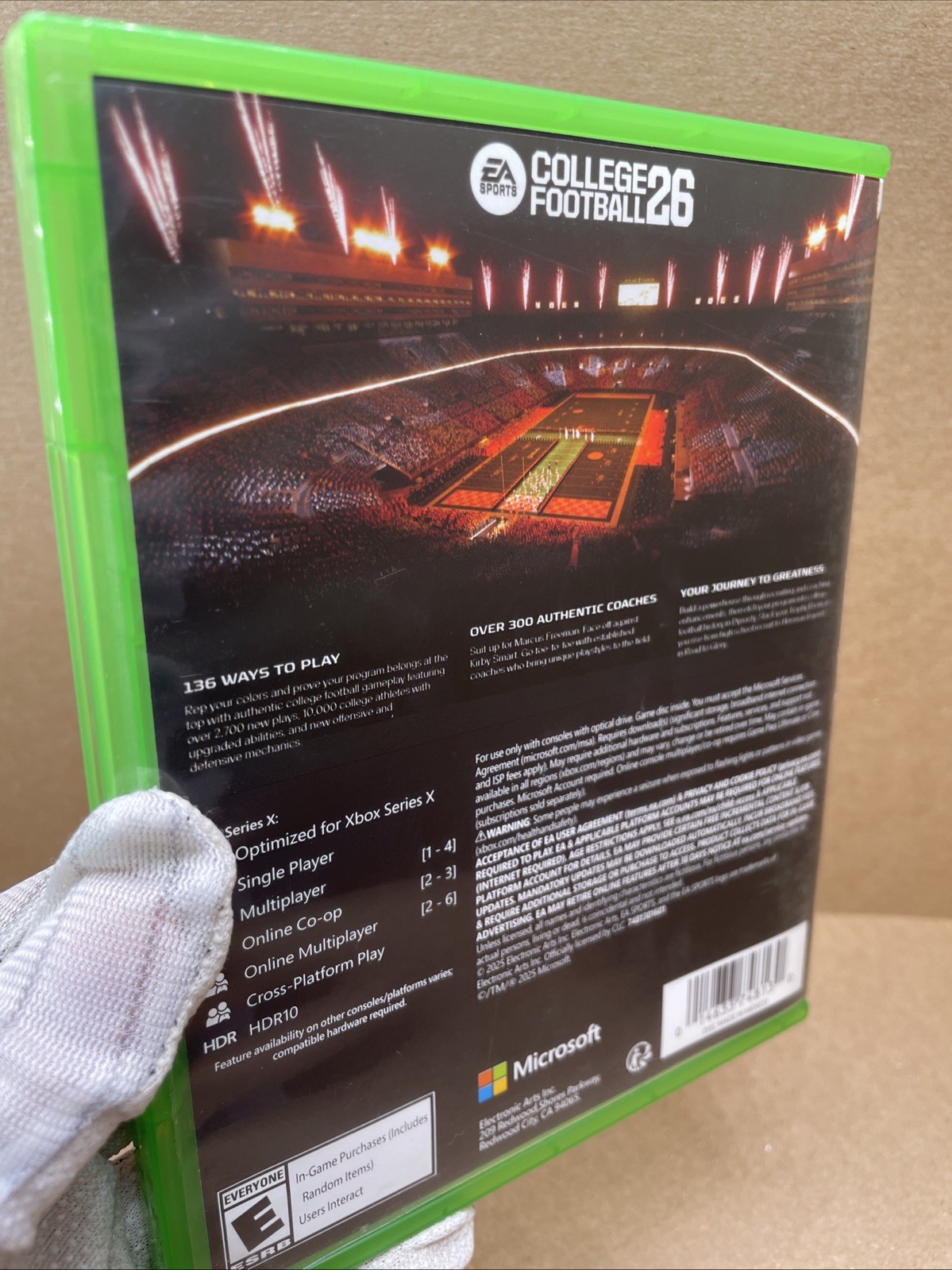 College Football 26 – Used Game Microsoft Xbox Series X