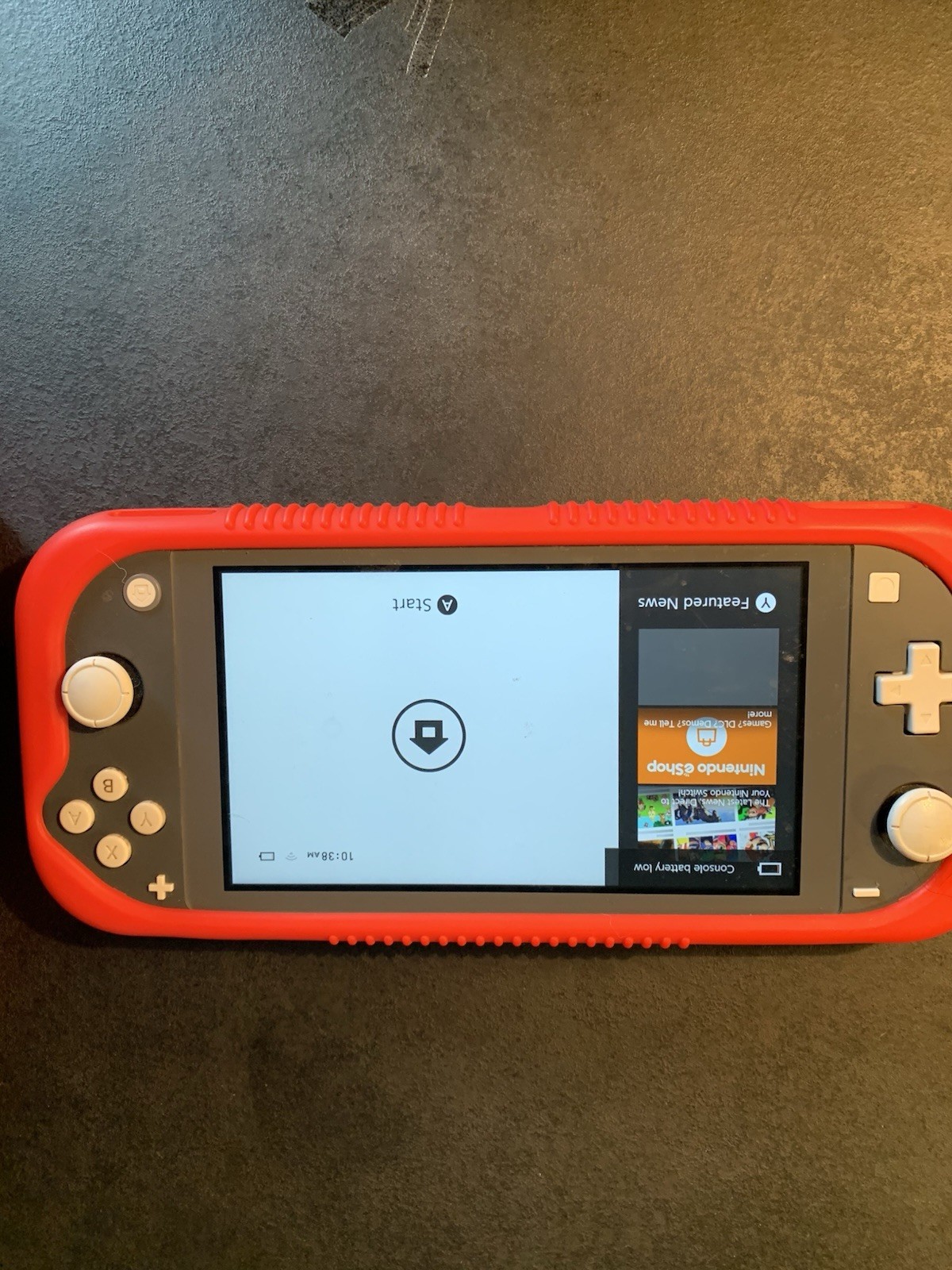 Nintendo Switch Lite Gray- Good condition with protector and case
