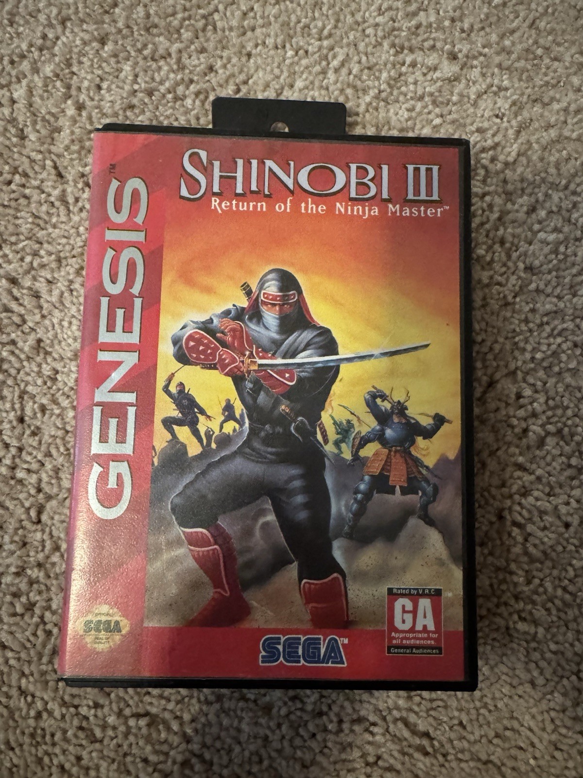 Shinobi III: Return of the Ninja Master Sega Genesis Game Only / Tested & Works