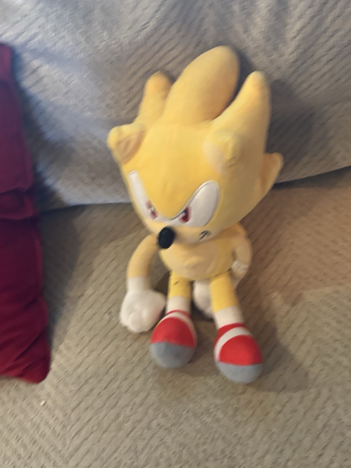 Sonic Plush Doll Lot – , Shadow, 2 Supers,Hyper, and sigh + banner