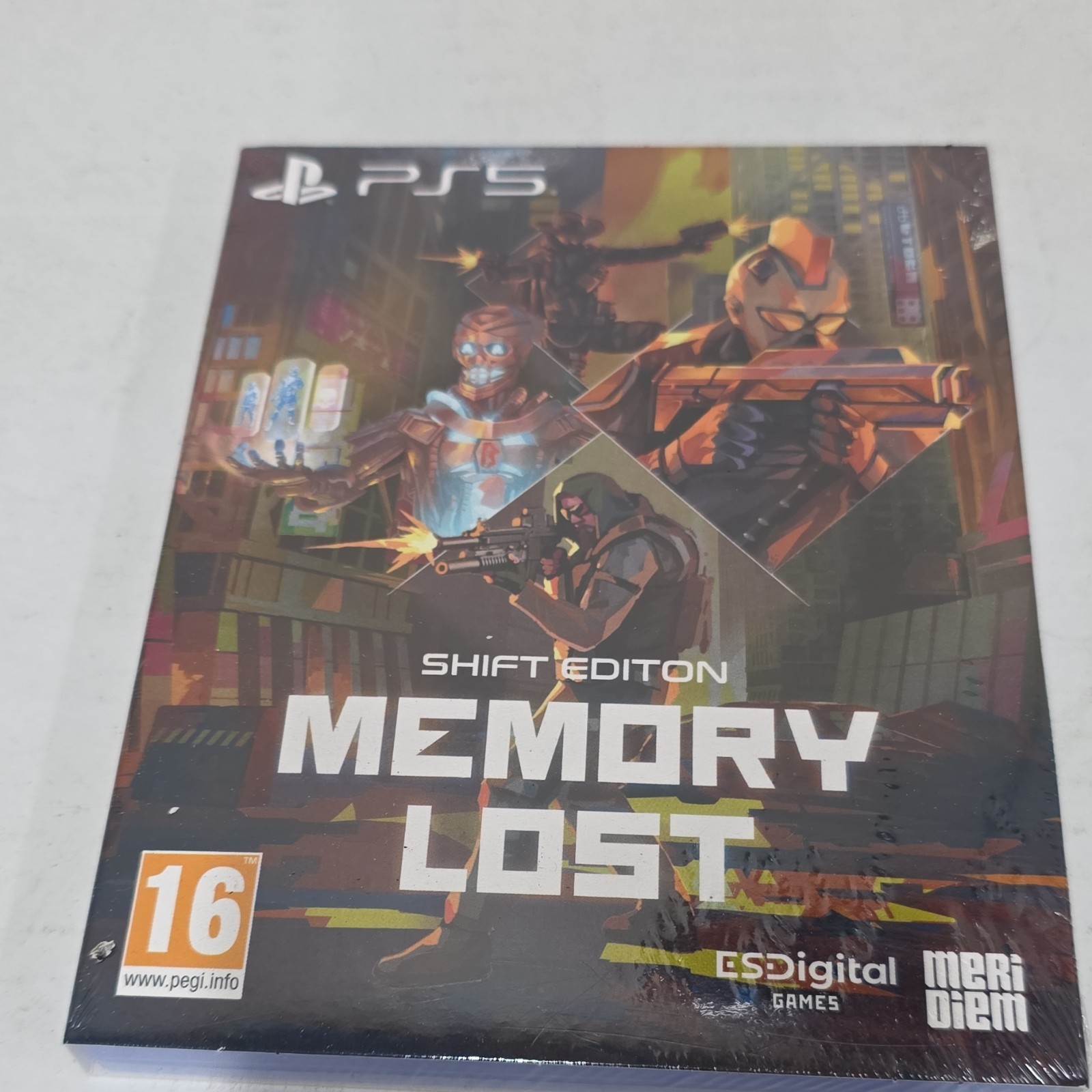 Memory Lost Shift Edition PS5 PEGI 16 ESDigital Meridiem Metallic Postcard