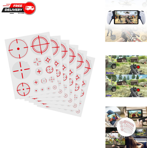 90PCS Transparent Gaming Crosshair Stickers for Monitor Mobile TV