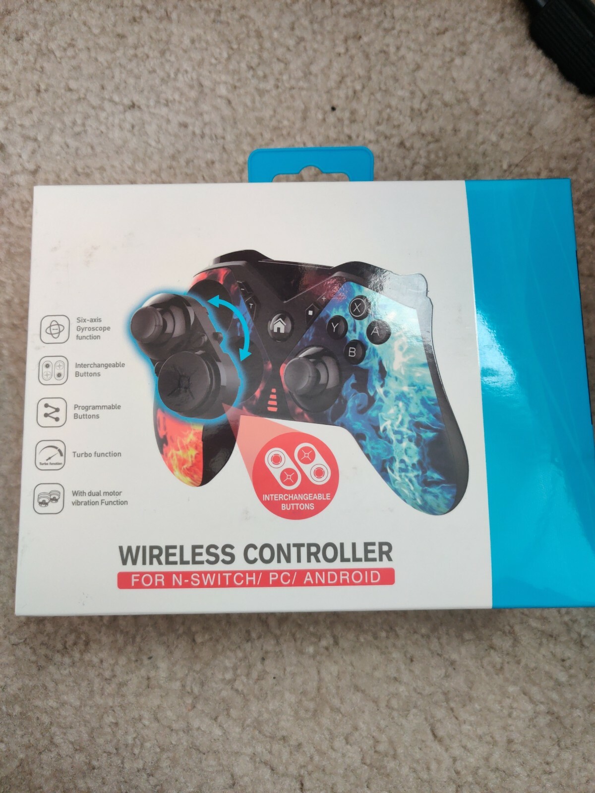 Wireless controller for n-switch, pc ,android custom