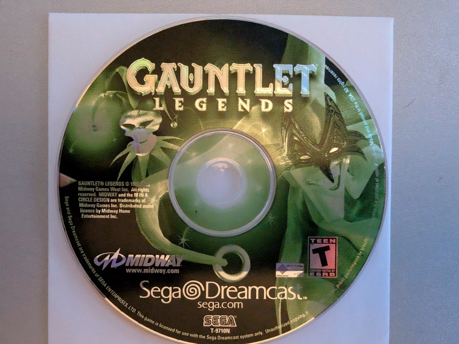 Gauntlet Legends (Sega Dreamcast, 2000) Multiplayer NTSC-U/C T-Teen – Disc Only