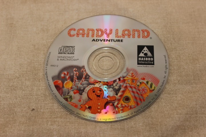 Candy Land Adventure PC/Mac CD-Rom 1997 Hasbro Interactive ***Disk Only***