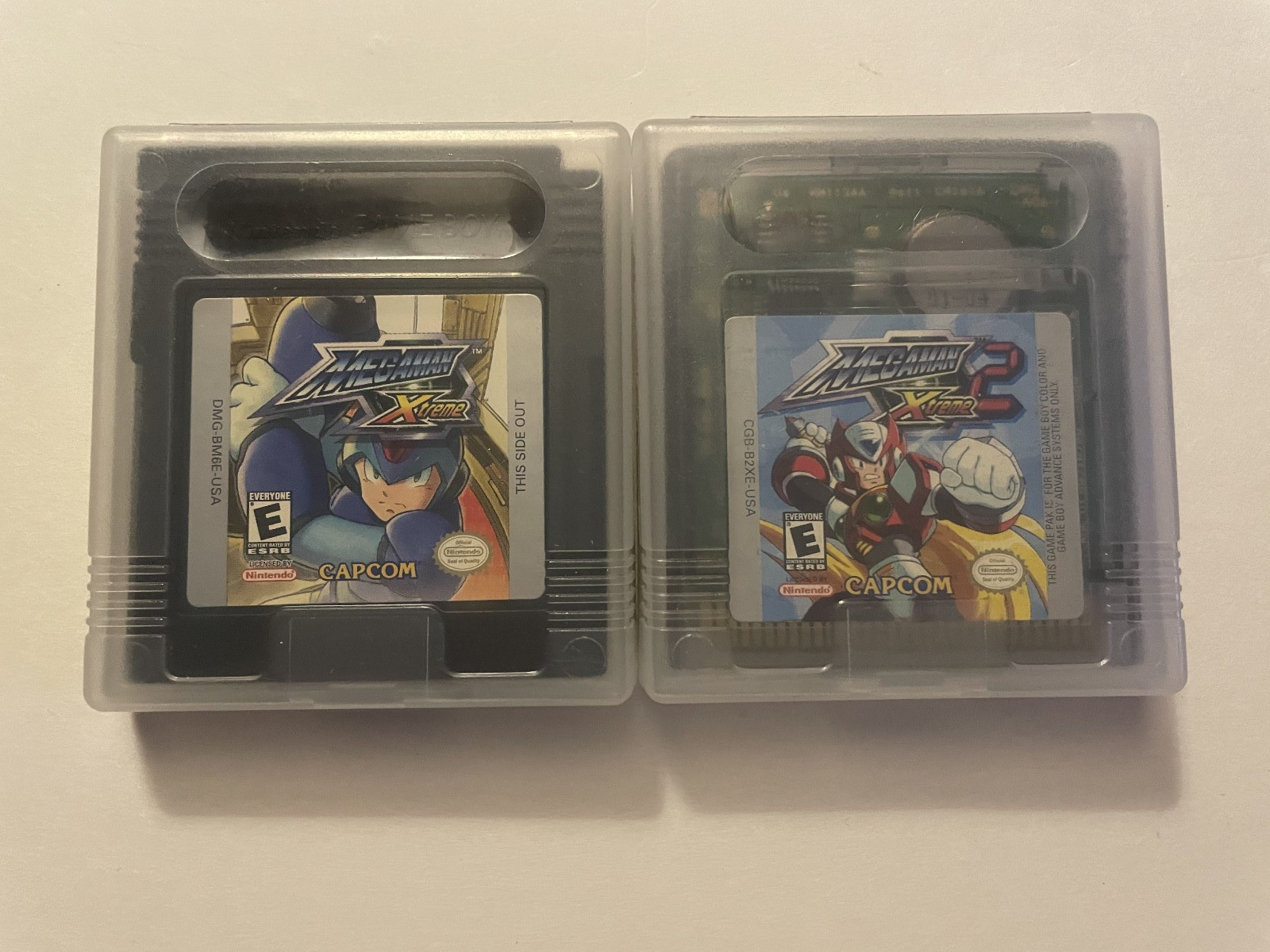 Mega Man Xtreme 1 & 2 (Nintendo Game Boy Color, GBC) Authentic & Tested