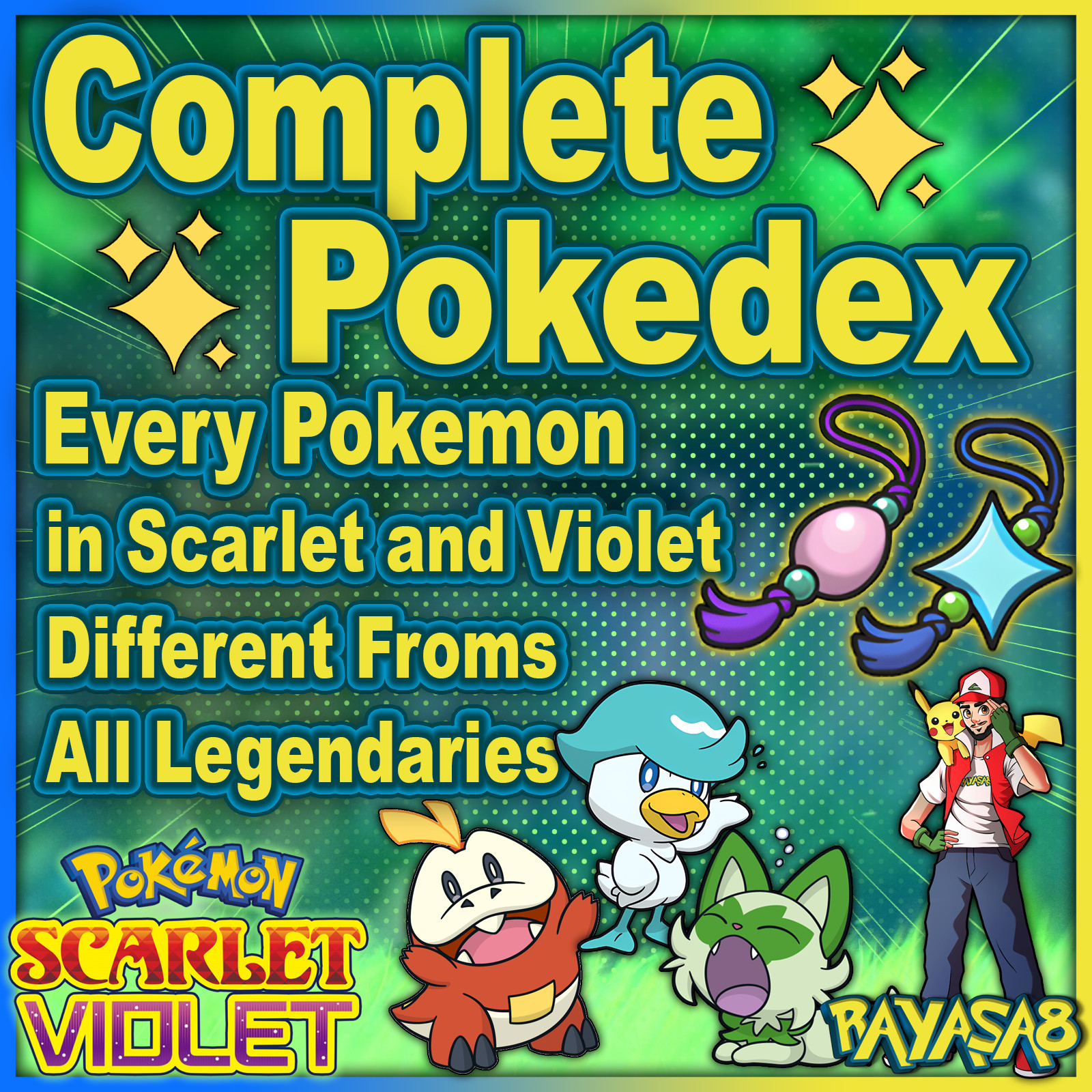 COMPLETE Pokedex Pokemon Home Scarlet and Violet Paldea🌟6iv Shiny Non Shiny
