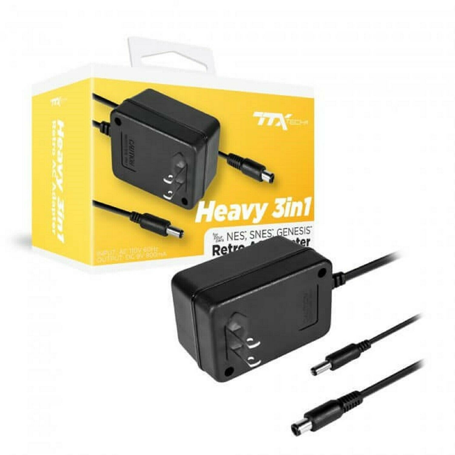 NEW TTX AC Power supply Adapter Cord 9V DC 800 mA TURBO GRAFX 16 System
