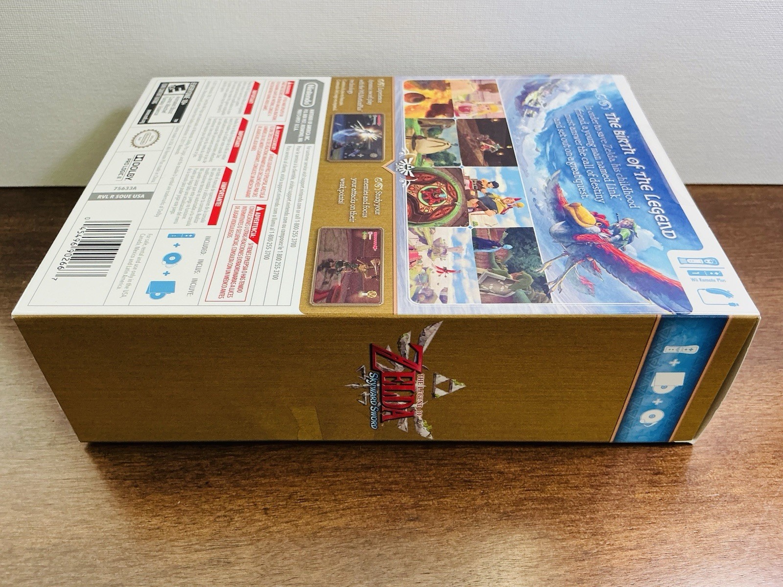 Zelda Skyward Sword Limited Edition Gold Remote Bundle (Wii) NEW SEALED RARE