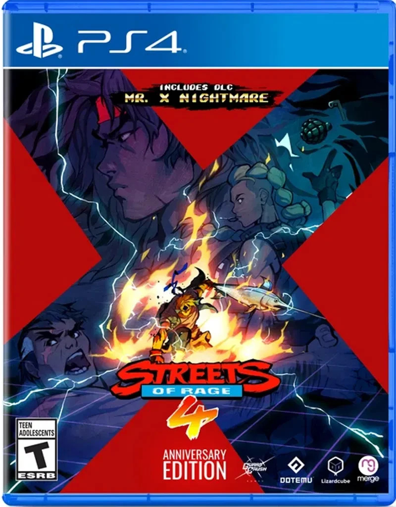 Streets of Rage 4 [Anniversary Edition] PS4 Brand New Game [2021 Beat ‘em Up]