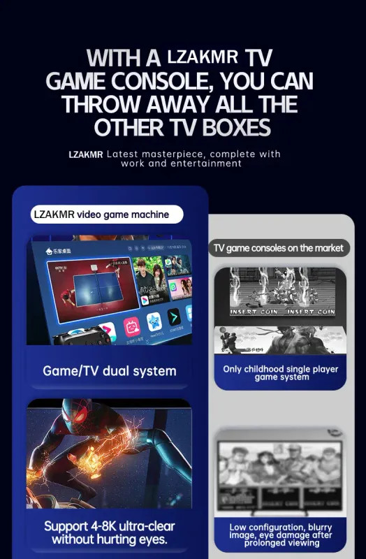 Video Game Console R3 PRO Dual System 500GB 3865U 70000+Games 60+Emulators Retro