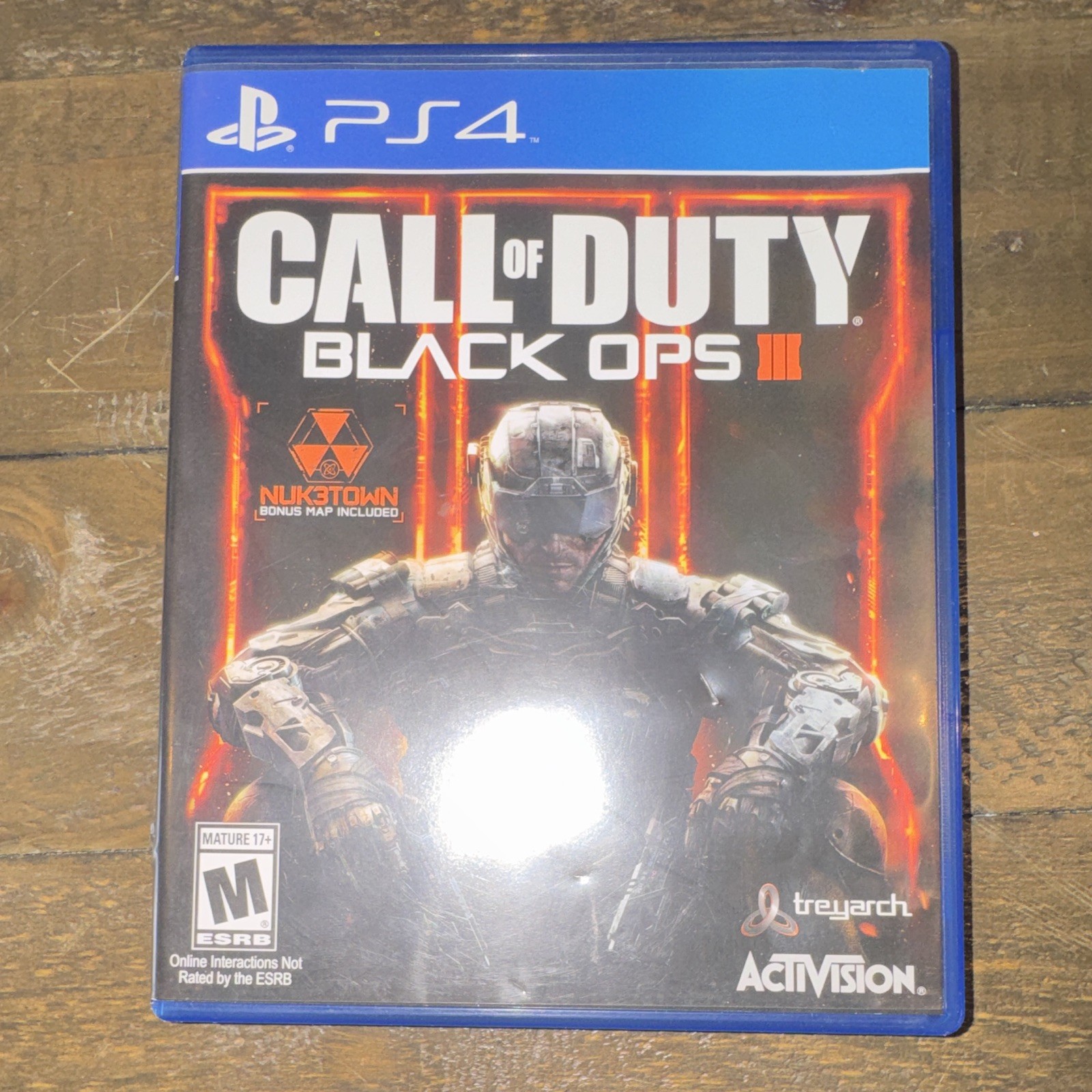 Activision Call of Duty Black Ops III PS4 Multiplayer w/ Case Nuk3town Insert M