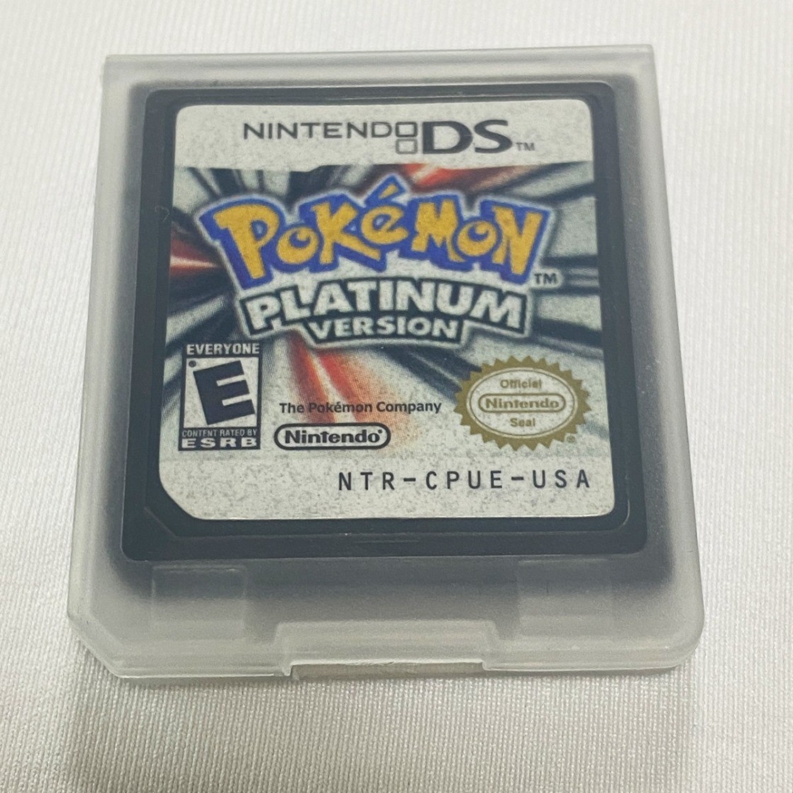 Pokemon Platinum Version DS Game Card for DS DSi 2DS 3DS XL TESTED