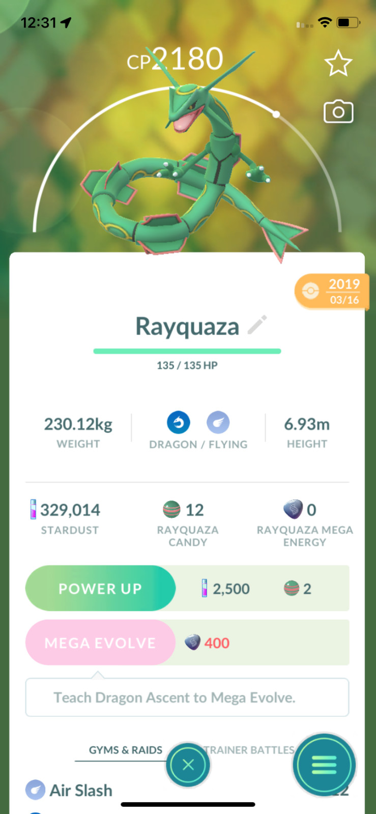 Pokemon TRADE – Rayquaza from 2019 ! Guaranteed Lucky !! 30 Days Friendship !