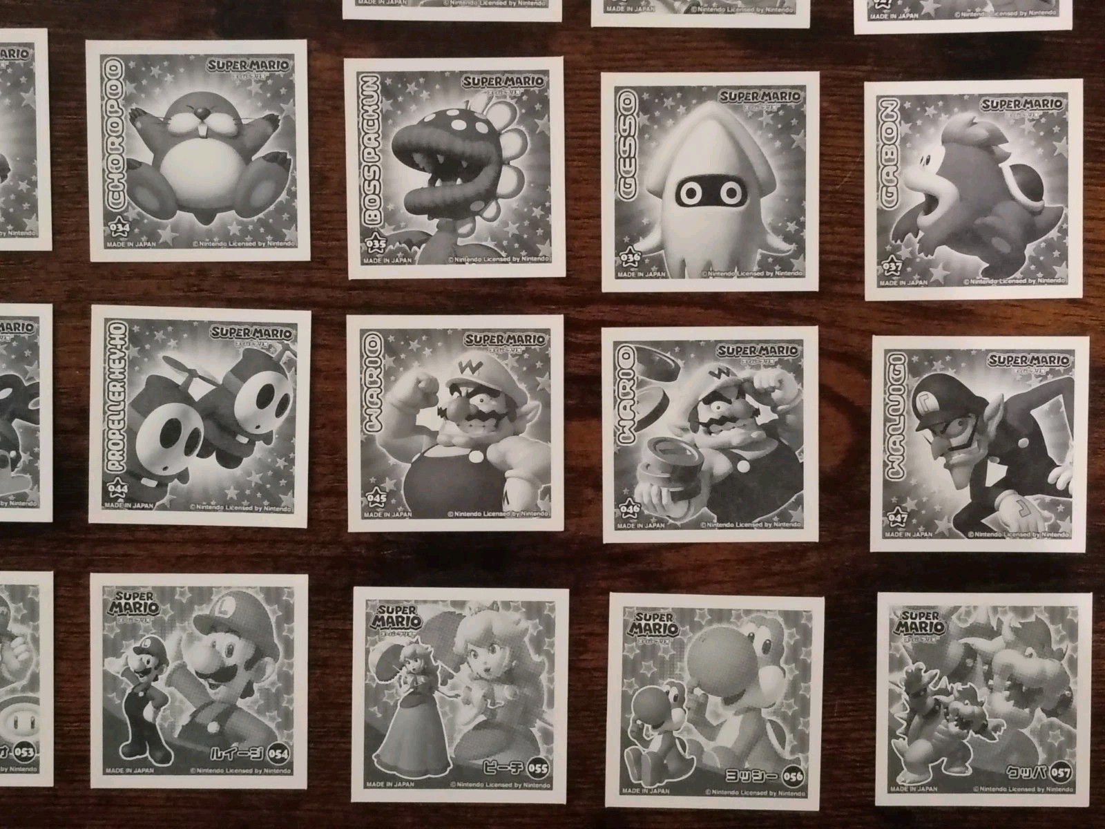 *COMPLETE* #1-60 SUPER MARIO Ensky Sticker Collection Japan Nintendo Exclusive
