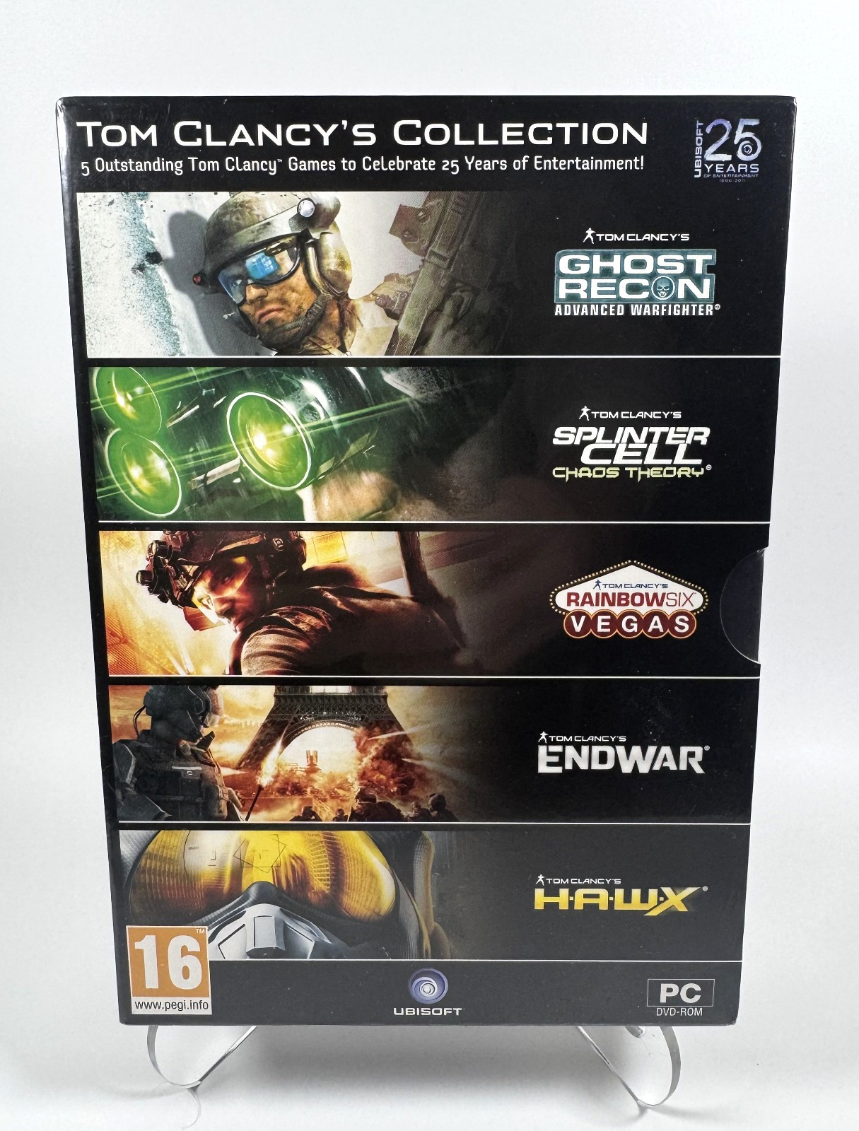 Tom Clancy’s 5‑Game PC Collection • Factory Sealed • PEGI‑16 • Region-Free