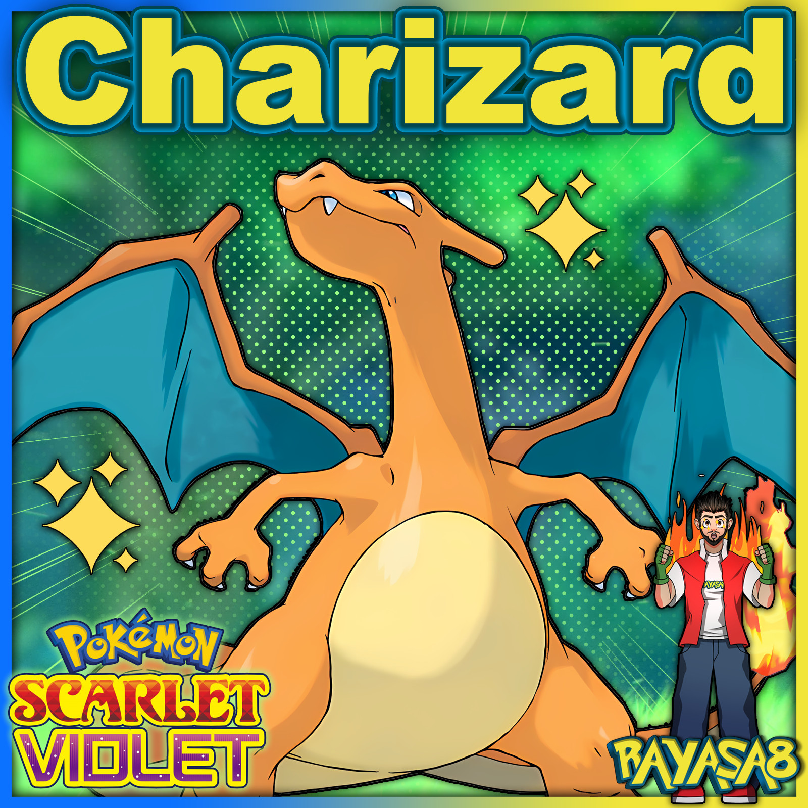 Shiny Charizard Starter 6iv Shiny & Non Shiny ✨Pokemon Scarlet and Violet✨ Home