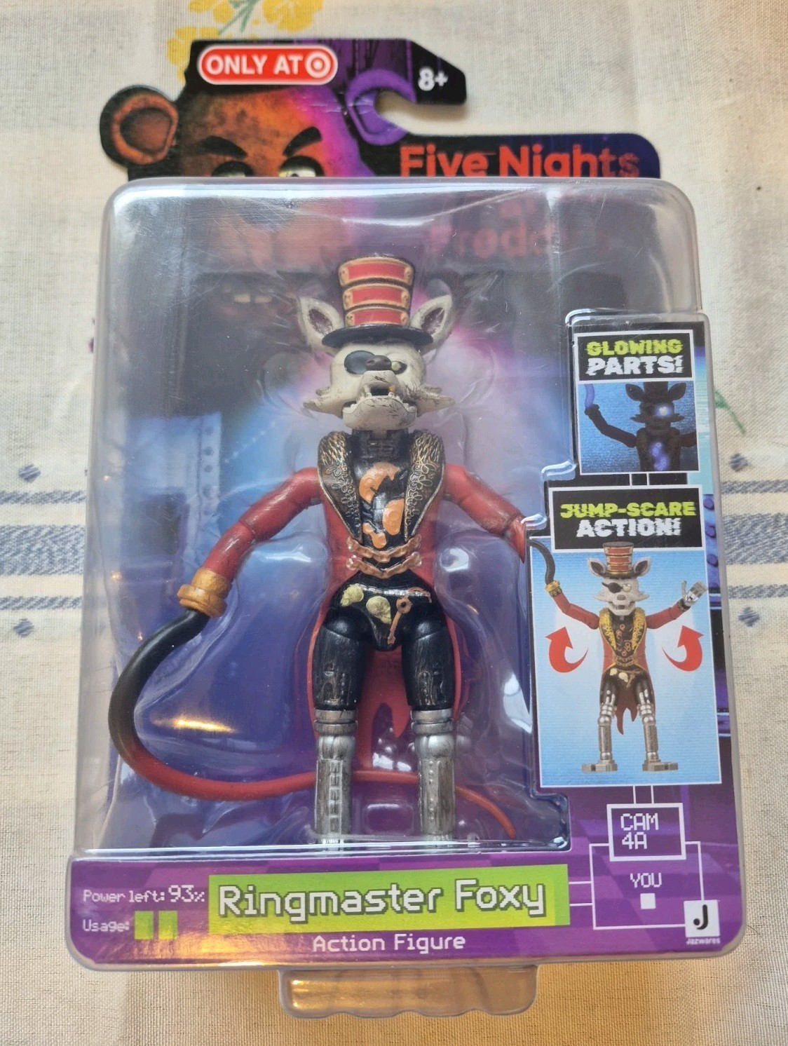 Five Nights at Freddy’s – “RINGMASTER FOXY” (TARGET EXCLUSIVE) JAZWARES *NEW*
