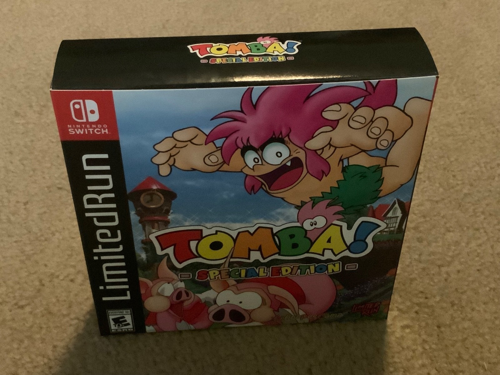 Tomba! Big Box Classic Special Edition Nintendo Switch USA ESRB BOX ONLY LRG#245