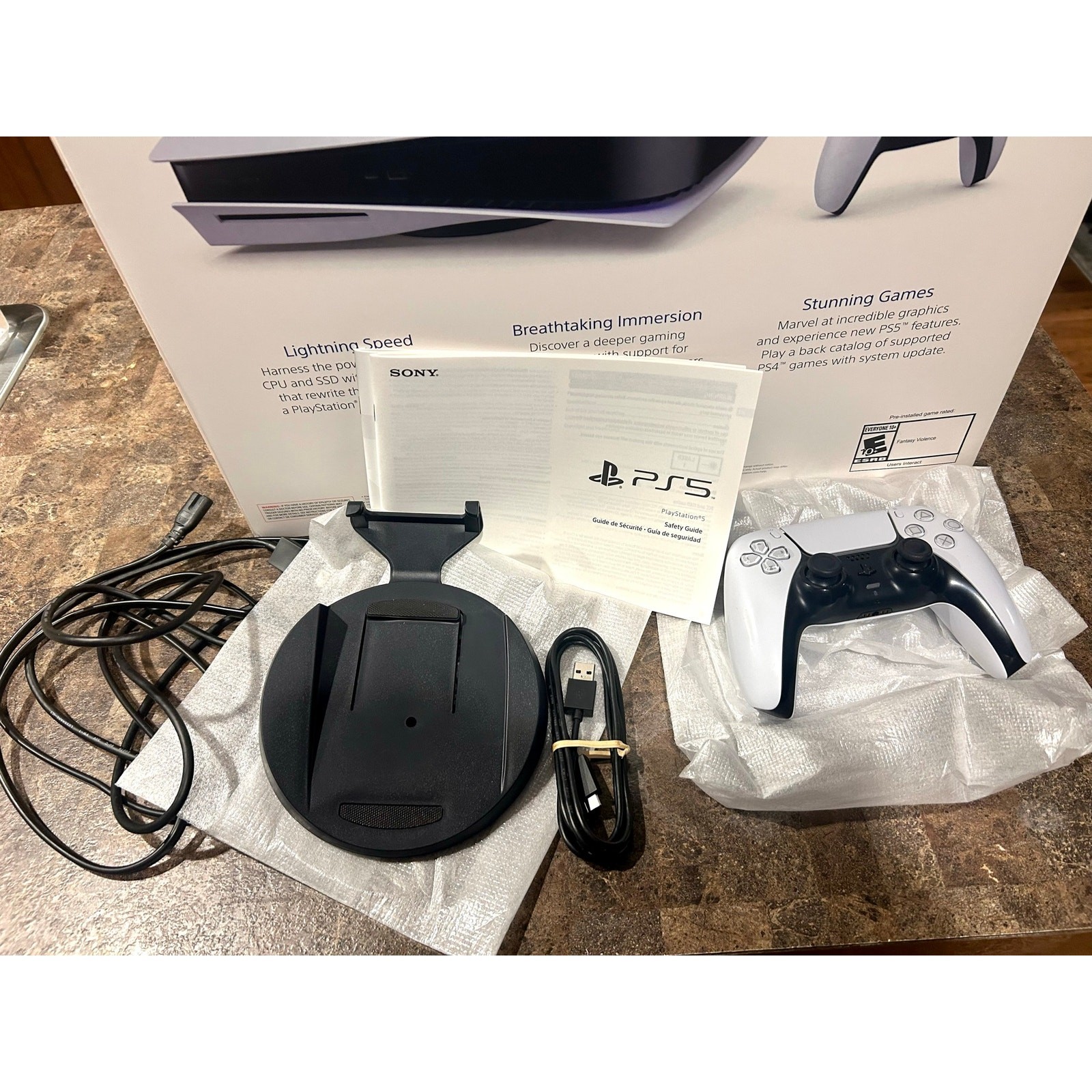 Playstation 5 PS5 Console Complete CIB➕ Controller➕ 500 GB upgrade🔥Very Nice