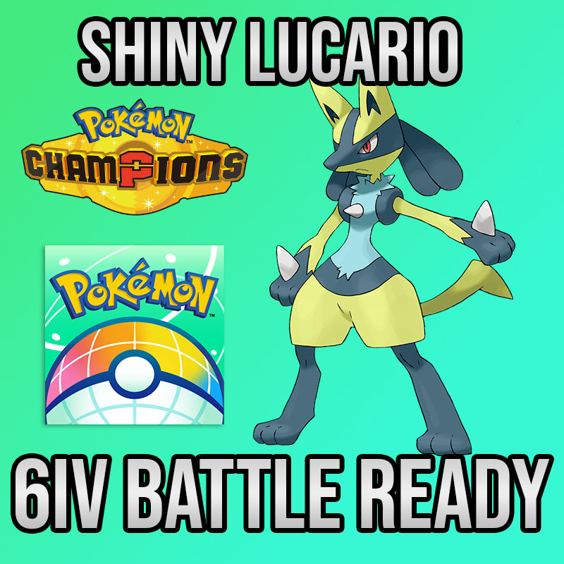 ✨6IV SHINY Lucario Battle Ready🚀 POKEMON HOME✨ Pokemon Champions✨