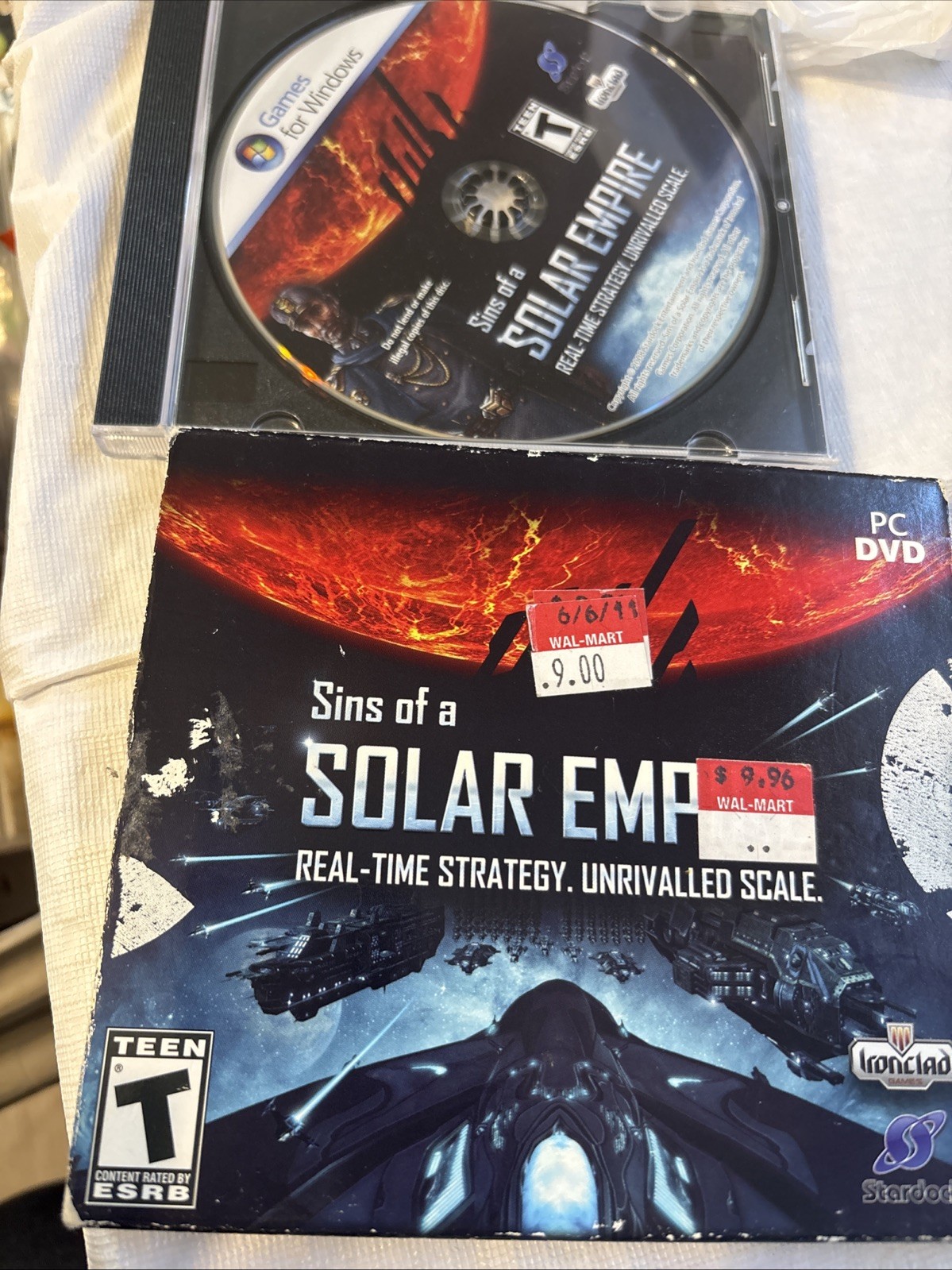 💝 Sins of a SOLAR EMPIRE PC For Windows Game Teen Stardock/Ironclad 2008