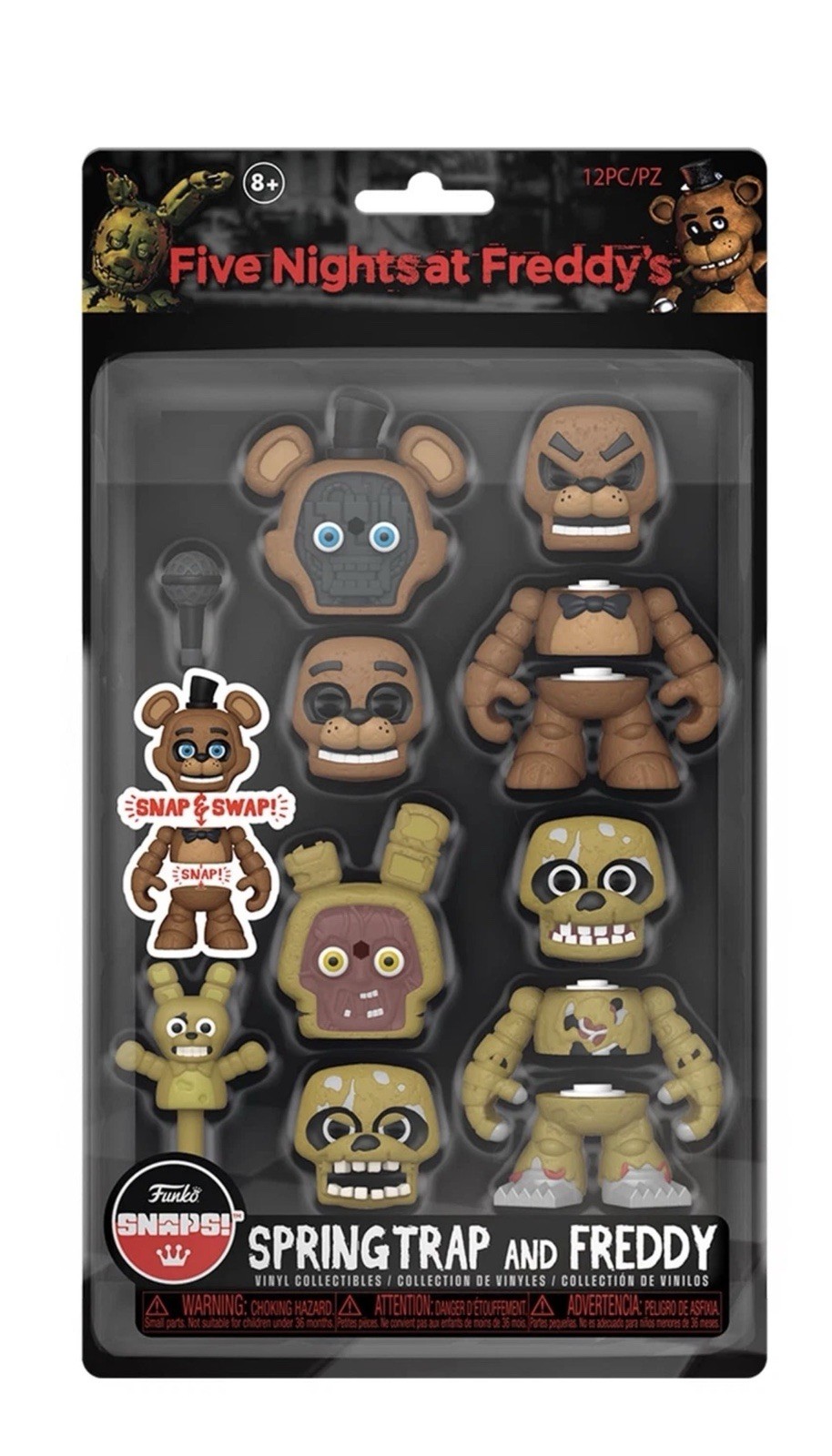 Funko Snaps! Five Nights at Freddy’s Springtrap & Freddy Snap & Swap Figures