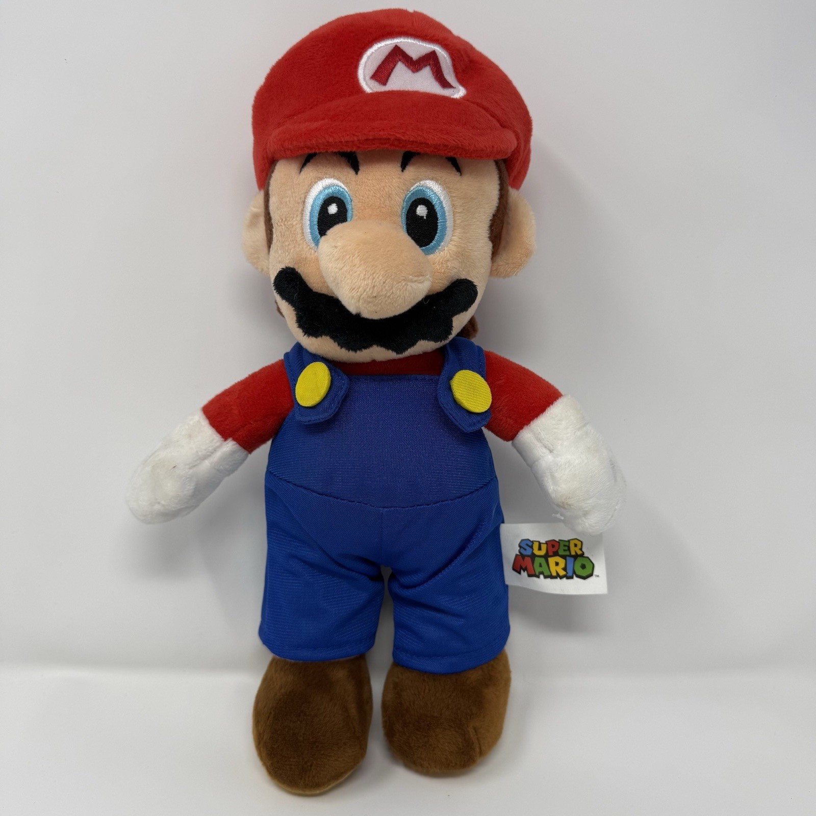 Nintendo Super Mario Mario Plush Doll Red Hat Blue Overalls Toy