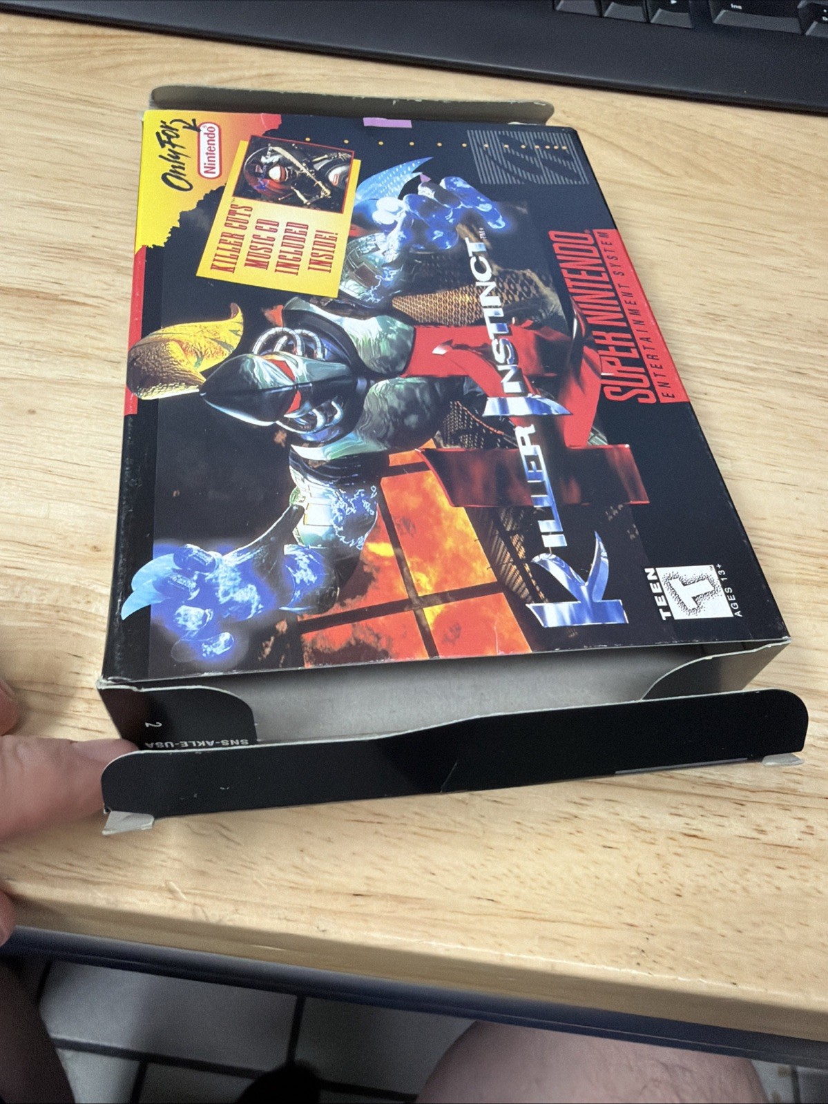 Killer Instinct Super Nintendo (SNES) CIB Complete Excellent – No Music CD